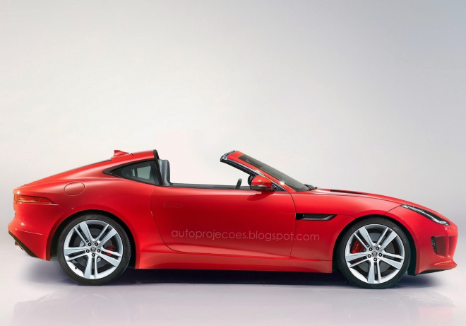 Jaguar F-Type Targa: Britové uvažují o třetí karosářské verzi (+ ilustrace)