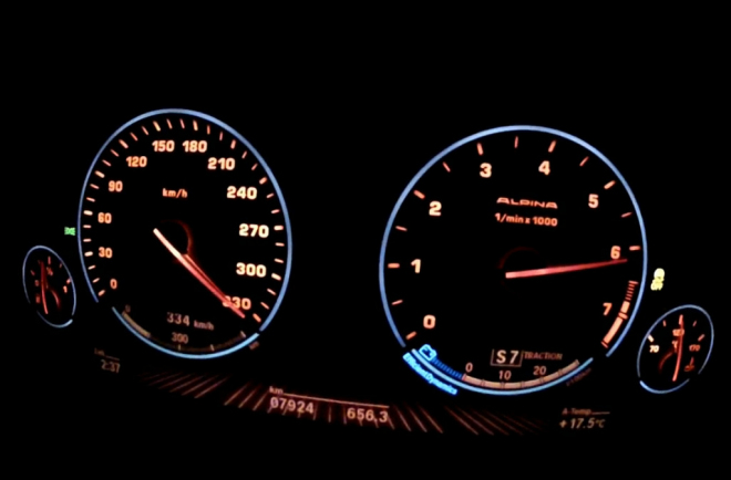 Alpina B6 BiTurbo ve zrychlení z 0 na 334 km/h: takhle nějak by jela M6 bez omezovače (video)