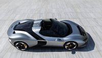 Nejnovější Ferrari spojuje design jako z budoucnosti s motorem z minulosti. Poručil si ho zámožný zákazník