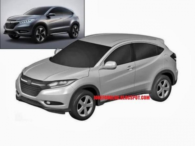 Honda Urban SUV: podoba produkční verze unikla na patentových snímcích