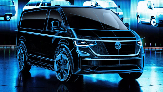 VW začal prodávat nový Transporter, i když ho nikdo zatím pořádně neviděl. Víc ale ukázal